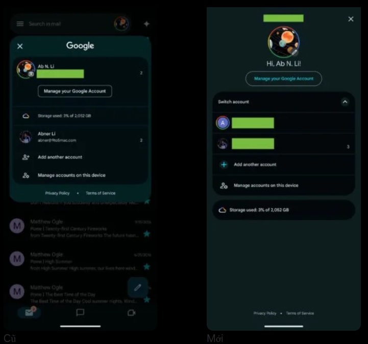 google cai tien giao dien gmail tren android hinh 2