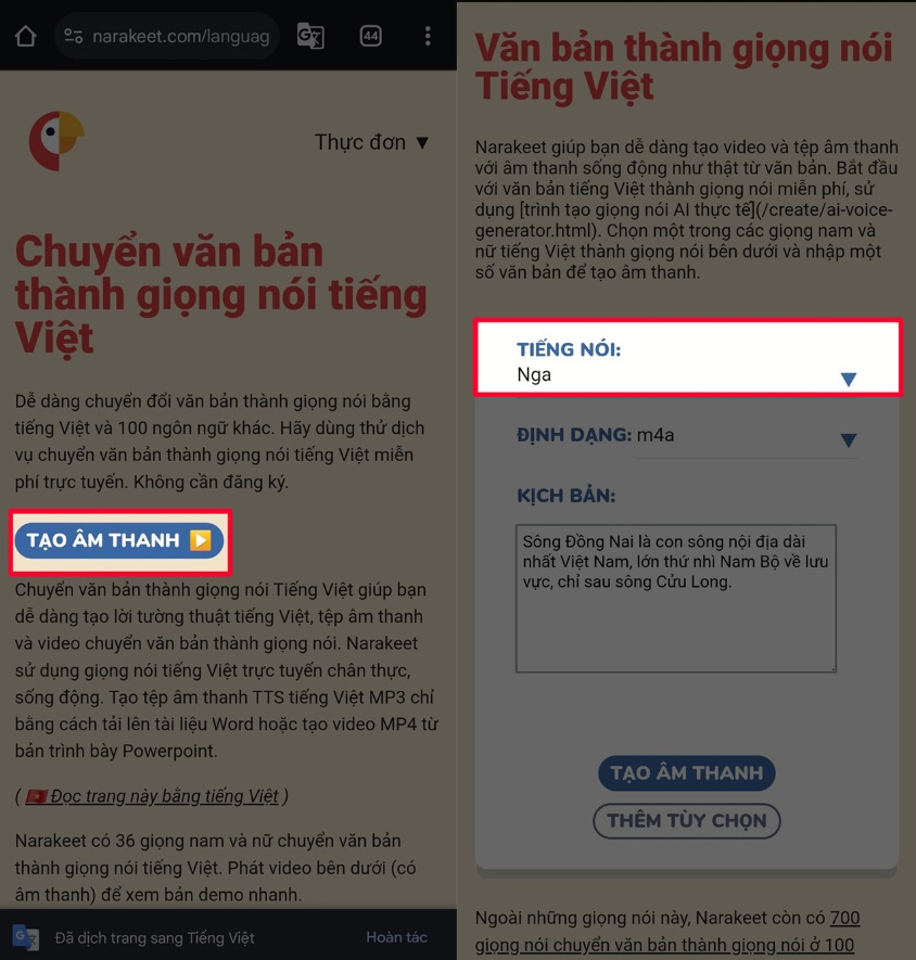 huong dan chuyen van ban thanh giong noi ai mien phi hinh 3