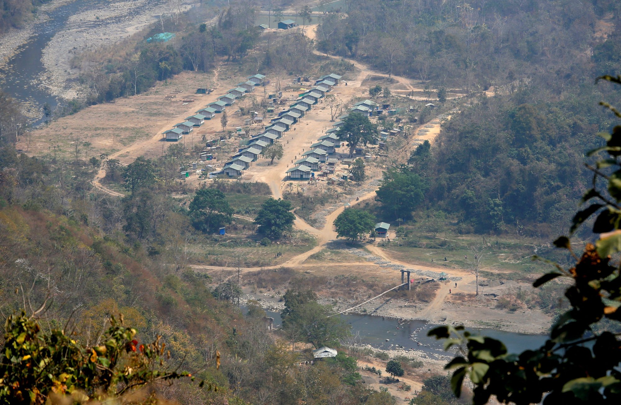 Khu vực quân nổi dậy ở bang Chin, Myanmar. Ảnh: Reuters