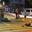Quảng Ninh: Xe đầu kéo va chạm mạnh với xe máy, 2 người thương vong