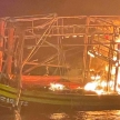 Ứng cứu kịp thời 7 ngư dân khi tàu cá bốc cháy trên biển Quảng Bình