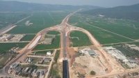Thêm nút giao cao tốc Mai Sơn - Quốc lộ 45 sắp được đưa vào khai thác