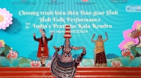 Đặc sắc Chương trình biểu diễn dân gian Holi của người Ấn Độ tại Hà Nam