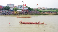Bắc Giang: Độc đáo lễ hội bơi chải làng Tiếu Mai