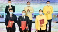 Thái Lan và Trung Quốc ký thỏa thuận tuyến đường sắt 'Vành đai và Con đường'