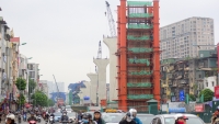 Hà Nội: Phân luồng giao thông phục vụ thi công đường Vành đai 2 trên cao