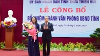 Thừa Thiên Huế có tân Chánh Văn phòng UBND tỉnh