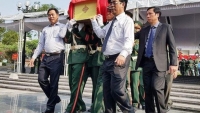 Quảng Trị: Truy điệu và an táng 26 hài cốt liệt sỹ quân tình nguyện và chuyên gia Việt Nam hy sinh ở Lào