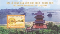 Bộ tem đặc biệt chào mừng Đại lễ Phật đản Liên hợp quốc - Vesak 2019