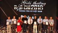 Trao Giải báo chí Thông tấn xã Việt Nam năm 2018