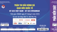Phương thức mua vé trận giao hữu U23 Việt Nam - U23 Myanmar