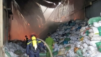 Bình Dương: Cháy nhà xưởng tại khu công nghiệp Sóng Thần 2