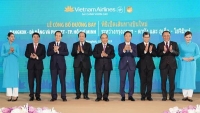 Thủ tướng dự lễ công bố, khai trương đường bay mới của Vietnam Airlines và Vietjet