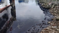 Nghi Xuân (Hà Tĩnh): Xuất hiện vệt dầu loang trên sông Lam