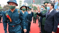 Quảng Ninh: Các địa phương đồng loạt tổ chức lễ giao nhận quân năm 2021