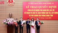 Điều động, bổ nhiệm nhiều chức danh lãnh đạo sở, ngành ở Nghệ An, Hà Tĩnh