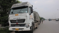 Xe quá tải 300% di chuyển qua cầu Thăng Long bị xử phạt 93,5 triệu đồng