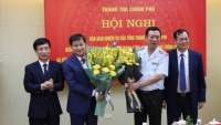 Tân Tổng Thanh tra Chính phủ nhận bàn giao nhiệm vụ từ Phó Thủ tướng Lê Minh Khái