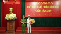Điều động Giám đốc Công an tỉnh Bắc Ninh nhận công tác tại tỉnh Nghệ An