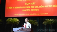 Bí thư Thành ủy TP. HCM Nguyễn Văn Nên: “Hạnh phúc hôm nay không cho phép chúng ta quên quá khứ”