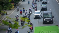 Sau kỳ nghỉ lễ 30/4-1/5, các tuyến đường đổ về Thủ đô Hà Nội thông thoáng lạ thường