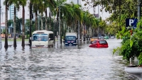 Thanh Hóa: Nhiều tuyến phố ngập sâu trong nước