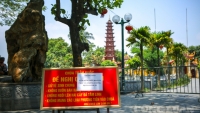 Hà Nội: Các khu di tích lịch sử, đền chùa đã đóng cửa để phòng, chống dịch COVID-19