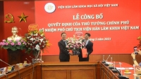 Công bố quyết định bổ nhiệm Phó Chủ tịch Viện Hàn lâm Khoa học Xã hội Việt Nam