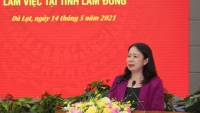Phó Chủ tịch nước Võ Thị Ánh Xuân kiểm tra công tác bầu cử tại Lâm Đồng
