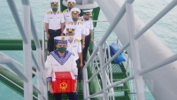 Bà Rịa - Vũng Tàu nhận bàn giao thùng phiếu từ Tổ bầu cử sớm của Bộ Tư lệnh Vùng 2 Hải quân