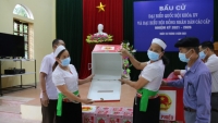 Hà Nội: Nhộn nhịp điểm bầu cử có 80% cử tri dân tộc Mường