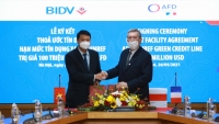 AFD cung cấp hạn mức 100 triệu USD cho BIDV để tài trợ các DN trong lĩnh vực năng lượng tái tạo