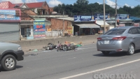 Đồng Nai: Hai xe máy tông nhau giữa dải phân cách, 1 người tử vong tại chỗ