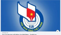 Cần xử lý trang mạng xã hội toplist.vn khi ngang nhiên sử dụng logo Hội Nhà báo Việt Nam