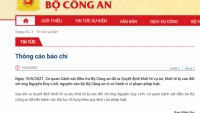 Khởi tố ông Nguyễn Duy Linh - nguyên cán bộ Bộ Công an