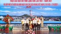 Trao giải báo chí tỉnh Lạng Sơn lần thứ nhất