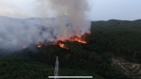 Cháy rừng tại Thừa Thiên-Huế: Đường dây 500 KV có nguy cơ mất an toàn