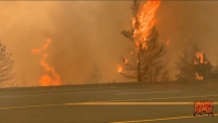 Cháy rừng thiêu rụi một thị trấn ở Canada sau đợt nắng nóng kỷ lục