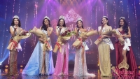 Bốn người đẹp đăng quang một cuộc thi hoa hậu ở Philippines