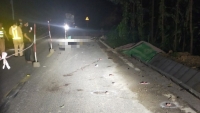 Hòa Bình: Xe máy va chạm với xe tải trên đường Hồ Chí Minh, một người tử vong