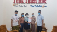 Chương trình Quỹ Sen Xanh của Báo Thừa Thiên Huế đến với người dân các khu vực bị phong tỏa ở TP. HCM