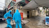 Hà Nội: Phun khử khuẩn toàn bộ ổ dịch ở huyện Quốc Oai