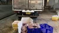 Cần Thơ: Bắt giữ 200kg thực phẩm đông lạnh không rõ nguồn gốc