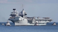 Trung Quốc cảnh báo Anh khi nhóm tấn công tàu sân bay đi vào Biển Đông