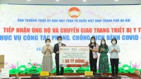 Hà Nội tiếp nhận hơn 100 tỷ đồng phòng, chống dịch Covid-19