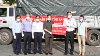 An Giang tặng 340 tấn gạo, rau củ cho TP. HCM, Bình Dương và Đồng Nai