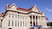 Nghiệm thu hoàn thành công trình Nhà Quốc hội mới của Lào