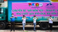 Những chuyến xe yêu thương “cõng” 113 tấn lương thực từ Bình Phước gửi đến TP. HCM, Bình Dương