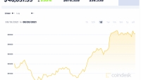 Giá Bitcoin hôm nay 20/8: Dự kiến giữ mức hỗ trợ trên 45.000 USD