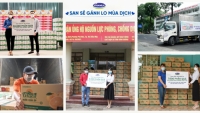 San sẻ khó khăn mùa dịch, Vinamilk tặng 45.000 phần quà cho người dân gặp khó khăn tại TP.HCM, Bình Dương, Đồng Nai